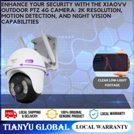 【SG READY STOCK】Xiaovv PTZ Camera 2K 4G Camera P9S IP65 With 2-way Voice Home Camera Security Camera