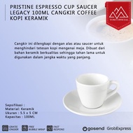 Pristine Espresso Cup Saucer Legacy 100Ml Ceramic Coffee Cup