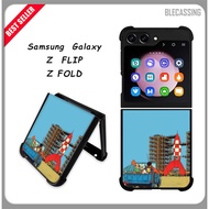 Hardcase Casing Samsung Galaxy Z Flip Fold 5 4 3 5G Tintin BC303