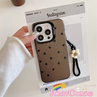 Black Heart Compatible With SAMSUNG A53 A22 A54 A52 A34 A73 A22 A04E A15 A05S A06 A55 5G/4G S25ULTRA