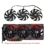 87mm DC 12V 7Pin RX5700XT GPU Cooler Fan For ASUS Rog Strix RX 5600 XT 5700 5700XT RX5700 Graphics C