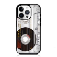 Casing Case iPhone 15 14 13 12 11 XR XS X 8 7 6 5 SE Pro Max Mini Plus Retro Cassette AE2546 Custom 