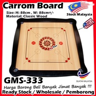 【Premium】Wooden Handmade Carrom Board Papan Meja Karambol Carrom Board #Mini #Standard #Classic #Premium #900 #200 #333