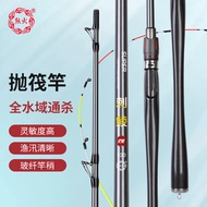 熊火筏竿2.1m裸竿远投岸筏船筏竹排筏软尾竿稍筏钓竿钓鱼杆