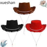 XUESHAN Cowboy Hat, Cowboy Accessory Cosplay Costume Cowgirl Hat, Funny Performance Prop Dress-up Ad