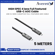 5m HIGH SPEC 4 lane Full Featured  USB-C AOC Cable 3.2