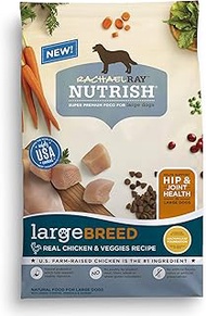 Rachael Ray Nutrish Large Breed Premium Natural Dry Dog Food, Real Chicken &amp; Veggies Recipe, 40 Pounds