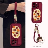 New Year Embroider Persimmon Casing For Realme Narzo 70X 70 30 Pro 60X 50 50A Prime N65 N63 N61 N55 