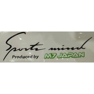 ★STICKER★ Car Sticker Sports Mind Produced By M7 JAPAN