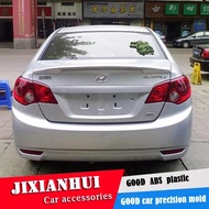 For Hyundai Elantra Spoiler 2006-2013 Elantra Spoiler HBYW ABS plastic Material Car Rear Wing Color 