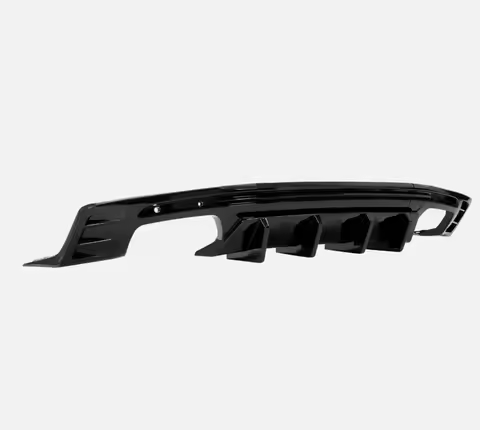 Rear Bumper Lips Diffuser For Chevy Camaro SS LT1 LS 2016-2024 Not Fit ZL1 Model Glossy Black Car Ac