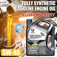 Toyota Fully Synthetic Engine Oil 5W-40【4 Liters】Oil Change for Diesel/Gas Fully synthetic diesel 20