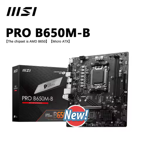 MSI PRO B650M-B New AMD B650 motherboard Socket AM5
