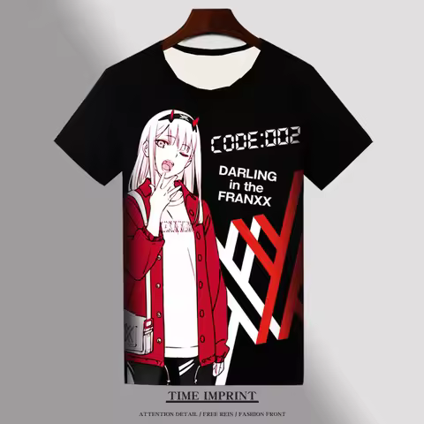 DARLING in The FRANXX National Team 02 Anime Quick Drying Breathable Comfortable Parent Child Short 