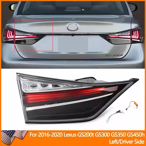Left Driver Side Inner Taillight For Lexus GS350 GS300 GS250 GS200t 2016 2017 2018 2019 2020 Rear Li