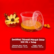 Thinwall Bulat 300ml / Cup Dessert / Mangkok Makan Plastik 300ml