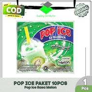 POP ICE MILK SHAKE POWDER FLAVOR melon - POP ICE FLAVOR DRINK melon - INSTANT DRINK SACHET [MIN. 10]