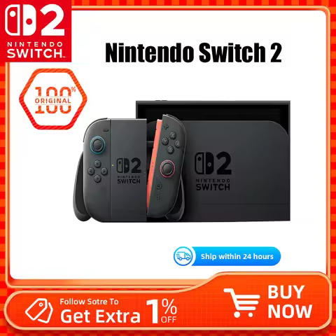 original Nintendo Switch 2 Game Console 7.9-inch LCD NS2 Handheld Game Console 1080P Magnetic Design