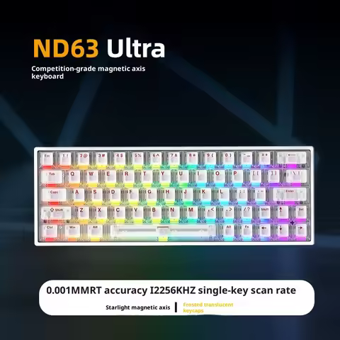 ND68 PRO Magnetic Switch Mechanical Keyboards ND63 Ultra ND63 MAX RGB Hot Swap E-Sports Customize 0.