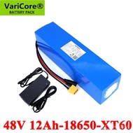 VariCore 48V 12Ah 18650 E-bike baery li ion baery pack bicycle scoot conversion kit bafang 1000W XT60/T plug with Charge