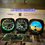 Aviation No. 1 Aviation Clock Airplane Instrument Clock Aviation Simulation Instrument Alarm Clock S
