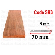 Code SK3 Wall Skirting Wood Moulding Wainscoting Decoration Bingkai Kayu Frame