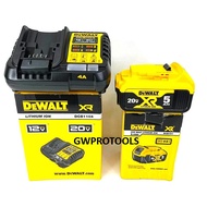 DCB184 DEWALT 20V MAX 5.0AH LI-ION BATTERY & DCB1104 DEWALT 10.8V-20V MAX LI-ION CHARGER - COMBO PAC