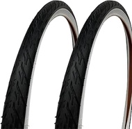 Ecovelò Unisex - Adult 24 x 1.75 (47-507) Bianconeri Tyre Bicycle 24 Inch 2 Covers x 1.75 cm, White