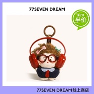 Original Earphone Fried Plush Doll Funny Bag Pendant Small Doll Cute Plush Schoolbag Pendant Couple 