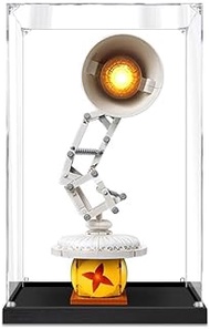 3MM Display Case for Lego 21357 Pixar Luxo Jr. Lamp Building Set,Dustproof Clear Display Case Compat