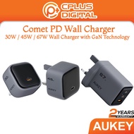 AUKEY PA-C1 / C2 / C3 /C5 /C6 /F4 Comet 30W /45W / 67W /100W / 140W PD Wall Charger with GaN Technol