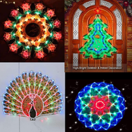 Christmas Led Seasonal Outdoor Decoration Lantern Parol Light Random Design Only