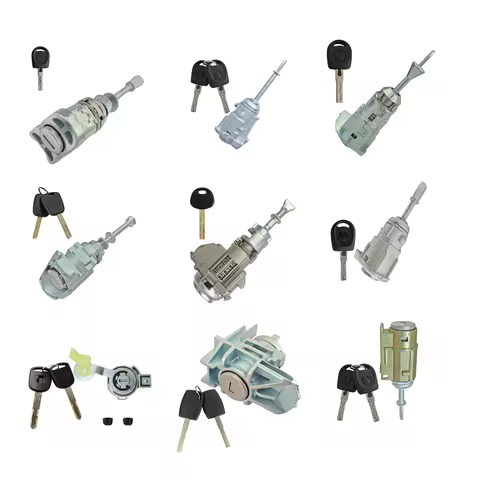 Car key Lock Left Door Lock Cylinder Auto Keys for HU66 VA2T A6 K5 For Focus Left Door Locks