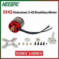 NEEBRC 3542 920KV 1400KV Outrunner 2-4S Brushless Motor For RC Fixed Wing FPV Racing Drone Glider Pl