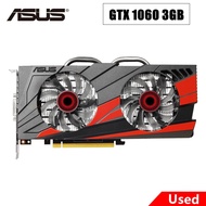 Used ASUS Graphic card GTX 1060 3GB placa de video graphics card GPU for NVIDIA GTX1060