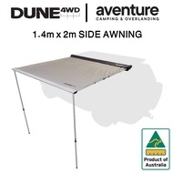 (READY STOCK) Dune 4WD 1.4m x 2m Car Side Awning 200GSM Ripstop Canvas Silver coating. Suits JIMNY K