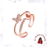 |AYN| Butterfly Ring Accessory/ SimpleWanita