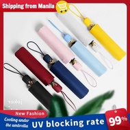 French Three Folding Automatic fibrella original uv protection windproof Pocket Umbrella · Payong