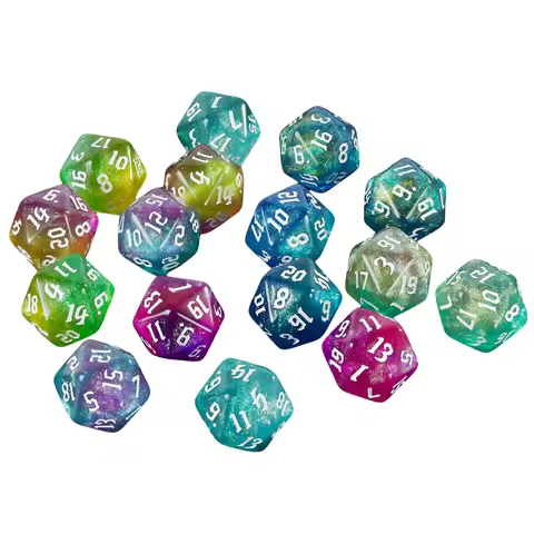 DND Dice Set 10pcs D20 Board Game Dice for DND RPG Entertainment Table Gaming