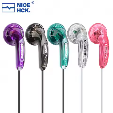 NICEHCK Traceless 3.5mm Type-C HIFI Wired Earbud 15.4mm Dynamic Microphone Earphone Stereo Music Hea