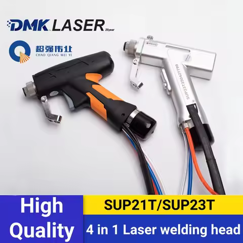DMK Gefasst Original CQWY SUP21T/SUP23T 4 in 1 3-way connectHandheld Fiber super laser Welding Gun w