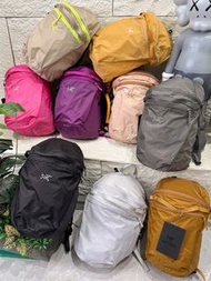 Arcteryx始祖鳥 HELIAD 15L刺繡徽標戶外多功能登山徒步露營 尼龍 戶外登山包雙肩包書包 常規 男女同款情侶款