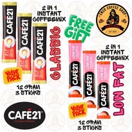 CAFE 21 2IN1 🔥TRIPLE SACHETS, LOOSE PACK🔥 CLASSIC 22 STICKS / LOW FAT 18 STICKS / COLOMBIAN ARABICA 
