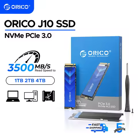 ORICO J10 M.2 NVMe SSD PCIe 3.0 Gen3 x4 NVMe SSD 3500Mbps M.2 M Key 2280mm Internal Solid State Driv