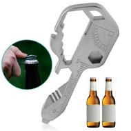 Multi Functional Keychain Portable Keychain Wrench, Screwdriver Bottle Opener Manual Tool