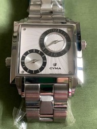 CYMA 瑞士製方形腕錶
