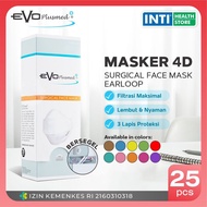 EVO PLUSMED Masker 4D Medis | Masker Convex Evo isi 25