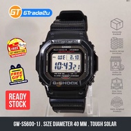 G-Shock Men GW-S5600-1J GWS5600-1J Digital Petak GW Carbon Fiber Japan Set Watch Black Carbon Fiber 