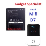 Mifi D7 battery Bateri D7 MiFi Stanby Battery WiFi Router MiFi Bateri D5 D6+ D6 D9 Q8 A8+ LT600 TENDA 4G185 4G180 B9010