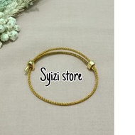 (free Stoper 2mm) 2mm ongsrot bracelet/drawstring bracelet/stacked bracelet/2mm waterproof bracelet